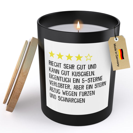 22Feels® Verlobung Männer Geschenk HANDGEMACHTE Sojawachs Duft-Kerze im Glas (ZITRUS, VEGAN)-Spruchkerzen B1K1-22Feels