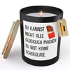 22Feels® Lustige Spruchkerze Frauen Geschenk HANDGEMACHTE Sojawachs Duft-Kerze im Glas (ZITRUS, VEGAN)-Spruchkerzen B1K1-22Feels