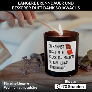 22Feels® Lustige Spruchkerze Frauen Geschenk HANDGEMACHTE Sojawachs Duft-Kerze im Glas (ZITRUS, VEGAN)-Spruchkerzen B1K1-22Feels