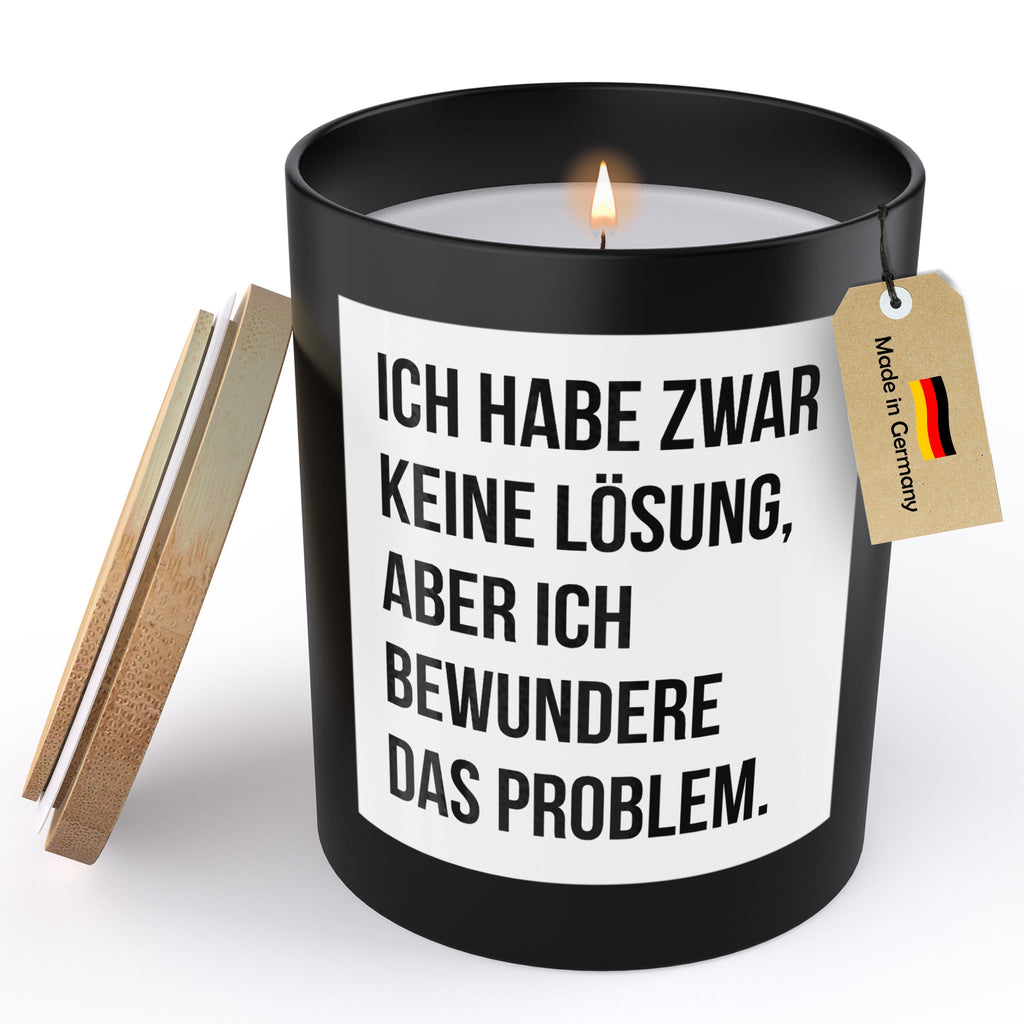 22Feels® Lustige Spruchkerze Frauen Geschenk HANDGEMACHTE Sojawachs Duft-Kerze im Glas (ZITRUS, VEGAN)-Spruchkerzen B1K1-22Feels