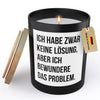 22Feels® Lustige Spruchkerze Frauen Geschenk HANDGEMACHTE Sojawachs Duft-Kerze im Glas (ZITRUS, VEGAN)-Spruchkerzen B1K1-22Feels