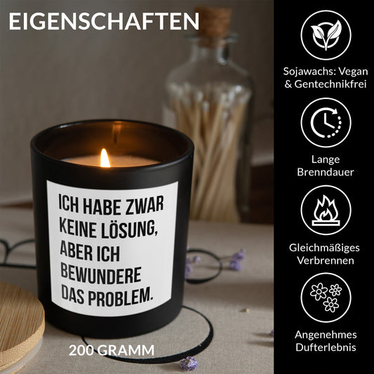 22Feels® Lustige Spruchkerze Frauen Geschenk HANDGEMACHTE Sojawachs Duft-Kerze im Glas (ZITRUS, VEGAN)-Spruchkerzen B1K1-22Feels