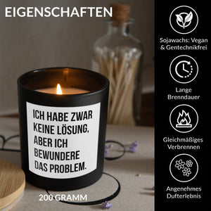 22Feels® Lustige Spruchkerze Frauen Geschenk HANDGEMACHTE Sojawachs Duft-Kerze im Glas (ZITRUS, VEGAN)-Spruchkerzen B1K1-22Feels