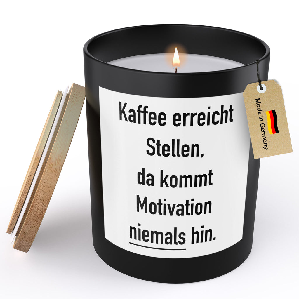22Feels® Lustige Spruchkerze Frauen Geschenk HANDGEMACHTE Sojawachs Duft-Kerze im Glas (ZITRUS, VEGAN)-Spruchkerzen B1K1-22Feels