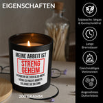 22Feels® Lustige Spruchkerze Frauen Geschenk HANDGEMACHTE Sojawachs Duft-Kerze im Glas (ZITRUS, VEGAN)-Spruchkerzen B1K1-22Feels