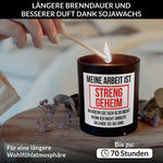 22Feels® Lustige Spruchkerze Frauen Geschenk HANDGEMACHTE Sojawachs Duft-Kerze im Glas (ZITRUS, VEGAN)-Spruchkerzen B1K1-22Feels