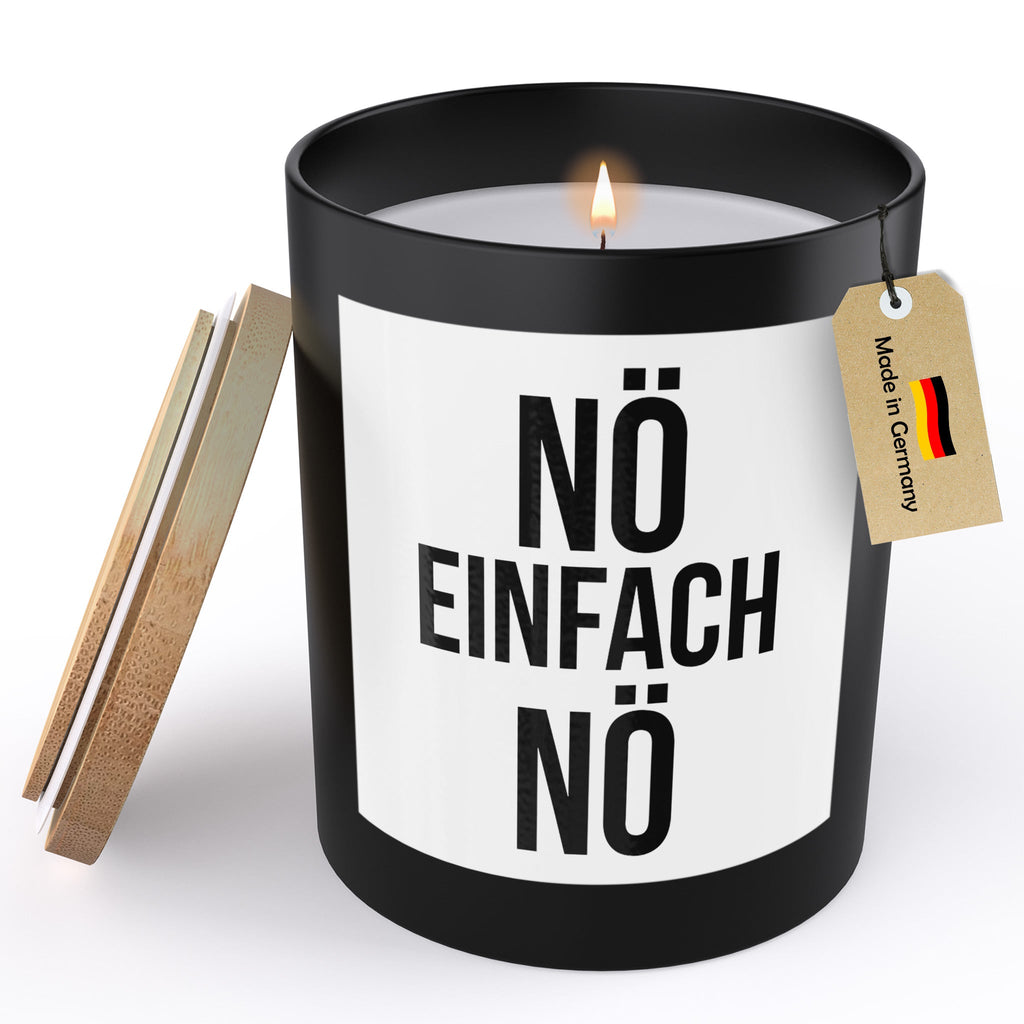 22Feels® Lustige Spruchkerze Frauen Geschenk HANDGEMACHTE Sojawachs Duft-Kerze im Glas (ZITRUS, VEGAN)-Spruchkerzen B1K1-22Feels
