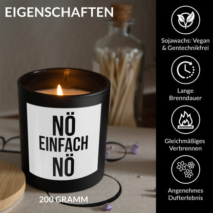22Feels® Lustige Spruchkerze Frauen Geschenk HANDGEMACHTE Sojawachs Duft-Kerze im Glas (ZITRUS, VEGAN)-Spruchkerzen B1K1-22Feels