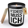 22Feels® Lustige Spruchkerze Frauen Geschenk HANDGEMACHTE Sojawachs Duft-Kerze im Glas (ZITRUS, VEGAN)-Spruchkerzen B1K1-22Feels