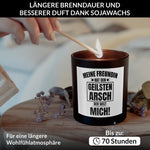 22Feels® Freund Jahrestag Geschenk HANDGEMACHTE Sojawachs Duft-Kerze im Glas (ZITRUS, VEGAN)-Spruchkerzen B1K1-22Feels