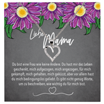 22Feels® Mama Geschenk Muttertag Geburtstag Frauen Schmuck mit Karte Herz Halskette Echt Silber Weihnachten Idee von Tochter oder Sohn-Schmuck mit Botschaftskarte - Herz21-22Feels