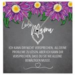 22Feels® Mama Geschenk Muttertag Geburtstag Frauen Schmuck mit Karte Herz Halskette Echt Silber Weihnachten Idee von Tochter oder Sohn-Schmuck mit Botschaftskarte - Herz21-22Feels