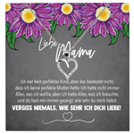 22Feels® Mama Geschenk Muttertag Geburtstag Frauen Schmuck mit Karte Herz Halskette Echt Silber Weihnachten Idee von Tochter oder Sohn-Schmuck mit Botschaftskarte - Herz21-22Feels