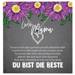 22Feels® Mama Geschenk Muttertag Geburtstag Frauen Schmuck mit Karte Herz Halskette Echt Silber Weihnachten Idee von Tochter oder Sohn-Schmuck mit Botschaftskarte - Herz21-22Feels