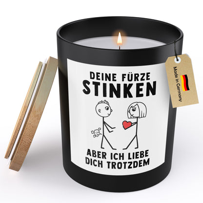 22Feels® Männer Jahrestag Hochzeitstag Geschenk HANDGEMACHTE Sojawachs Duft-Kerze im Glas (ZITRUS, VEGAN)-Spruchkerzen B1K1-22Feels