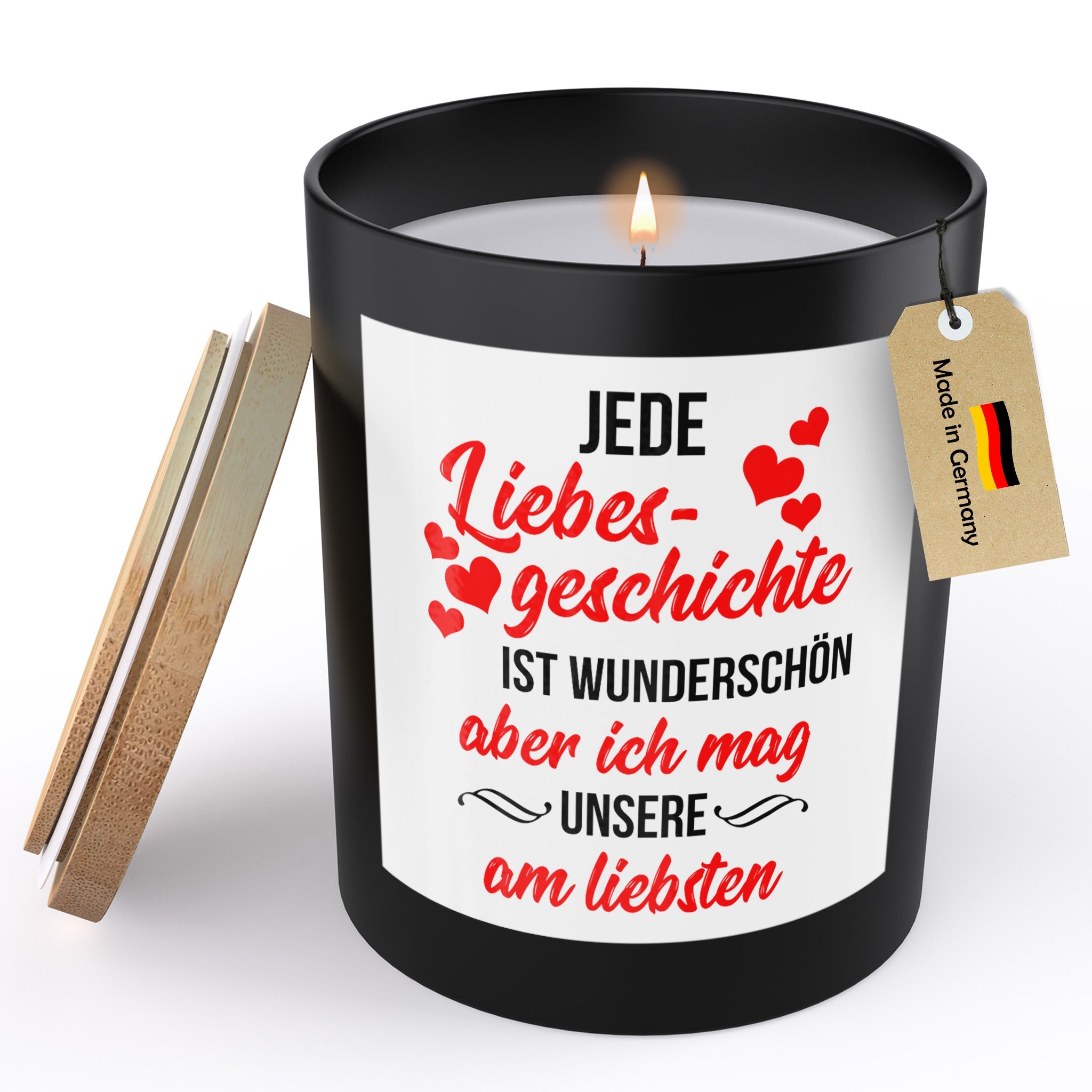 22Feels® Jahrestag Geschenk HANDGEMACHTE Sojawachs Duft-Kerze im Glas (ZITRUS, VEGAN)-Spruchkerzen B1K1-22Feels