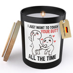 22Feels® Jahrestag Geschenk HANDGEMACHTE Sojawachs Duft-Kerze im Glas (ZITRUS, VEGAN)-Spruchkerzen B1K1-22Feels