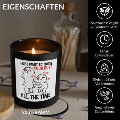 22Feels® Jahrestag Geschenk HANDGEMACHTE Sojawachs Duft-Kerze im Glas (ZITRUS, VEGAN)-Spruchkerzen B1K1-22Feels