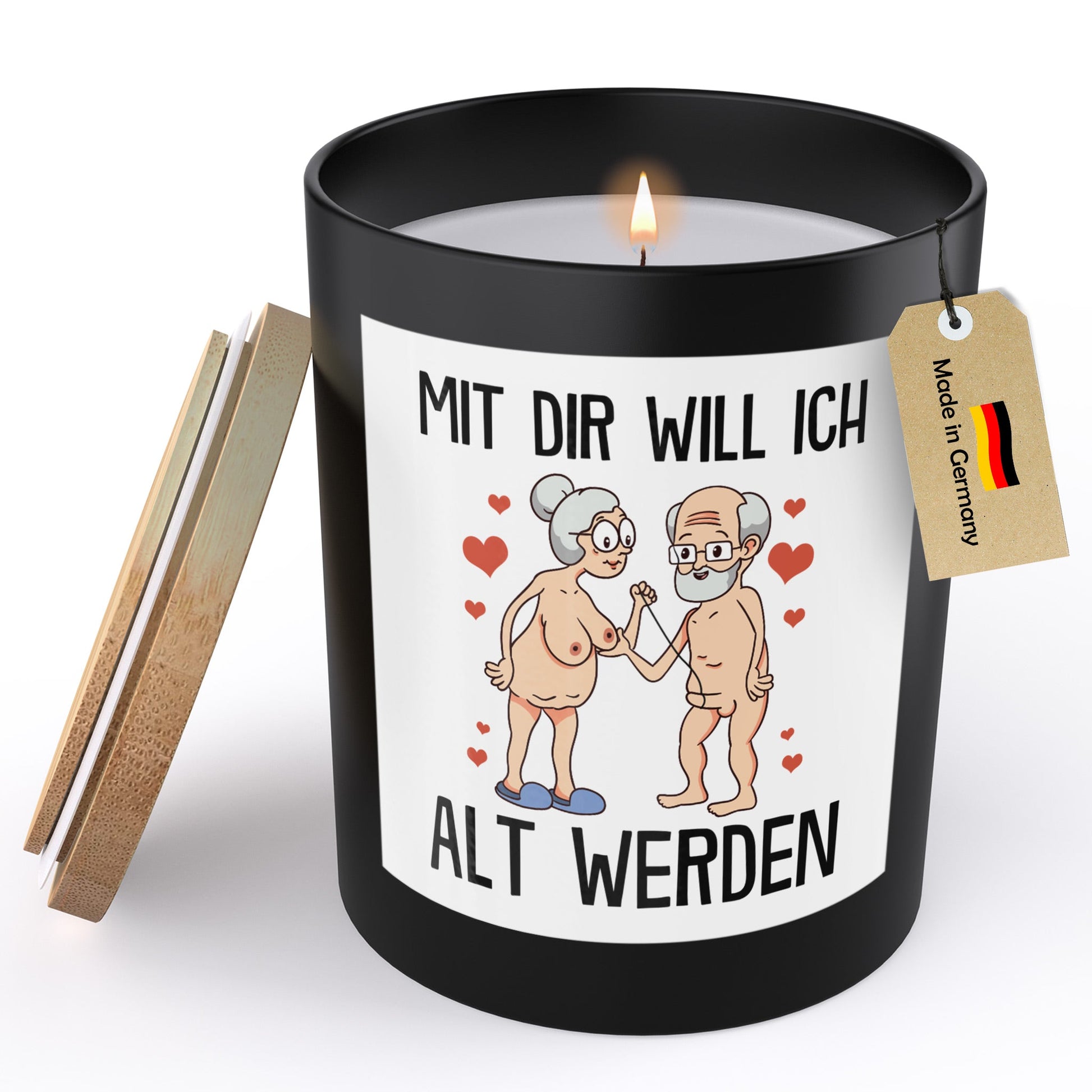 22Feels® Jahrestag Geschenk HANDGEMACHTE Sojawachs Duft-Kerze im Glas (ZITRUS, VEGAN)-Spruchkerzen B1K1-22Feels