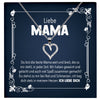 22Feels® Liebe Mama Geschenk Silber 925/000 Herz Halskette Muttertag Valentinstag Frauen Schmuck Karte Mutter Geburtstag Weihnachten Damen Collier Eltern-Schmuck mit Botschaftskarte - Herz21-22Feels