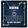 22Feels® Liebe Mama Geschenk Silber 925/000 Herz Halskette Muttertag Valentinstag Frauen Schmuck Karte Mutter Geburtstag Weihnachten Damen Collier Eltern-Schmuck mit Botschaftskarte - Herz21-22Feels