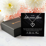 22Feels® Ich Liebe Dich Frauen Geschenk Silber 925/000 Schmuck "Meines Lebens" Ehefrau Freundin Herz Halskette Valentinstag Hochzeitstag Jahrestag-Schmuck mit Botschaftskarte - Herz21-22Feels