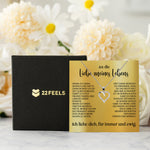 22Feels® Ich Liebe Dich Frauen Geschenk Silber 925/000 Schmuck "Meines Lebens" Ehefrau Freundin Herz Halskette Valentinstag Hochzeitstag Jahrestag-Schmuck mit Botschaftskarte - Herz21-22Feels