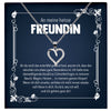22Feels® Heisse Freundin Geschenk Silber Ich Liebe Dich Schmuck Frauen Silber 925/000 Herz Halskette Valentinstag Jahrestag Damen Collier Liebesbeweis-Schmuck mit Botschaftskarte - Herz21-22Feels
