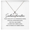 22Feels® Seelenschwester Beste Freundin Geschenk Silber 925/000 Schmuck Frauen Collier Herz Anhaenger mit Karte Mädchen Damen Geburtstag Bestie BFF-Schmuck mit Botschaftskarte - Herz21-22Feels
