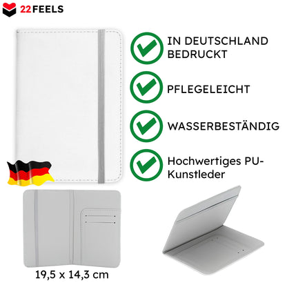 Abidschan Souvenir - Reisepasshülle Organizer Reisen Gadgets Abidjan Elfenbeinküste Golf von Guinea-Reisepass-Hülle-22Feels