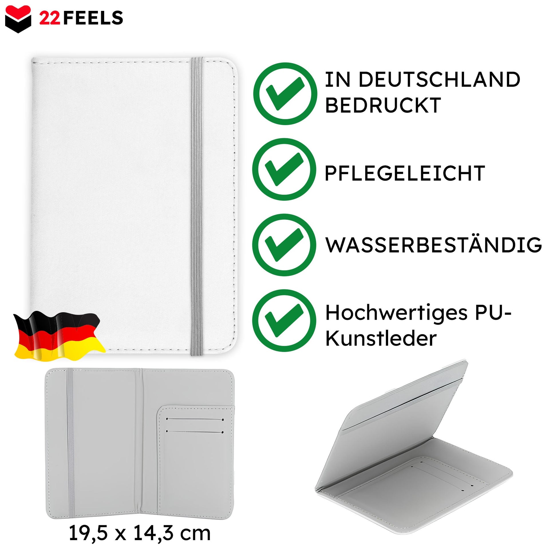 AsunciÛn Souvenir - Reisepasshülle Organizer Reisen Gadgets Paraguay Hauptstadt Südamerika-Reisepass-Hülle-22Feels