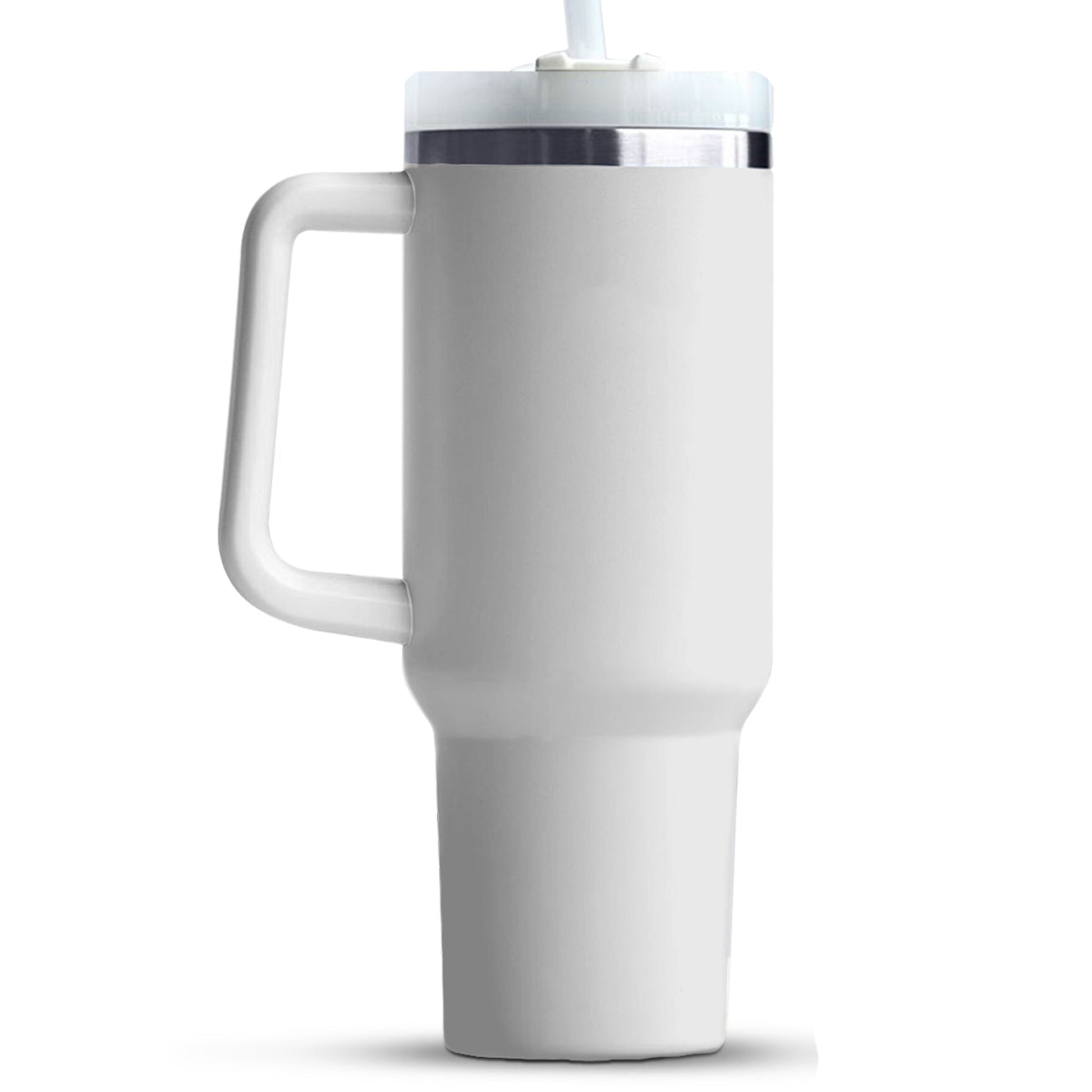 Ab 9,99/Stk Tumbler Sublimationsrohling (40oz) XXL Edelstahlbecher mit Henkel und Strohhalm 1180ml, Subli-Beschichtung Sublimation Blanko Werbegeschenk Trend-Sublimationsrohlinge und Kreativbedarf-22Feels