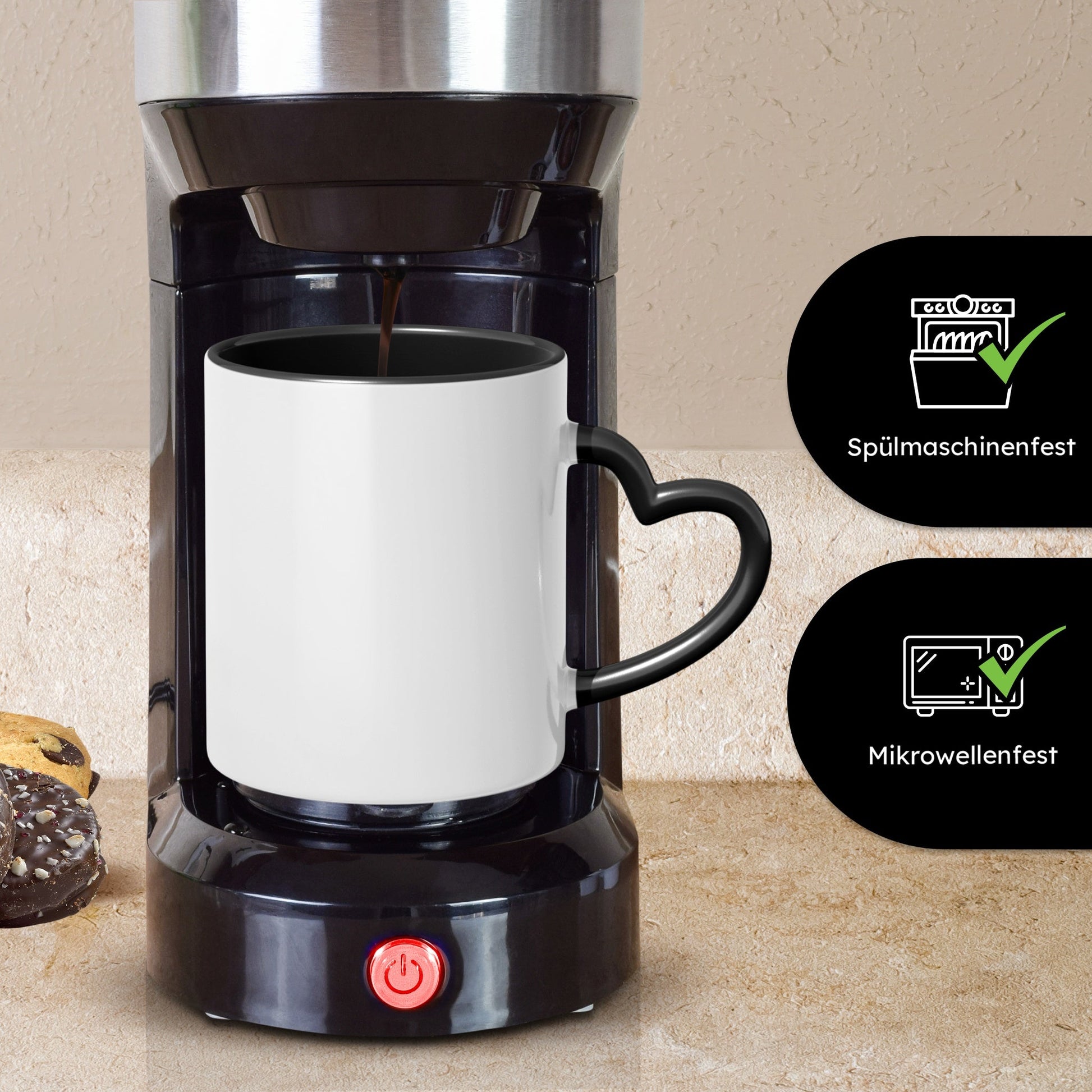 Ab 2,49/Stk Sublimationstasse mit Herzhenkel 325ml (11oz) Werbetassen Sublimation Blanko Orca-Beschichtung Spülmaschinenfest Werbegeschenk-Sublimationsrohlinge und Kreativbedarf-22Feels