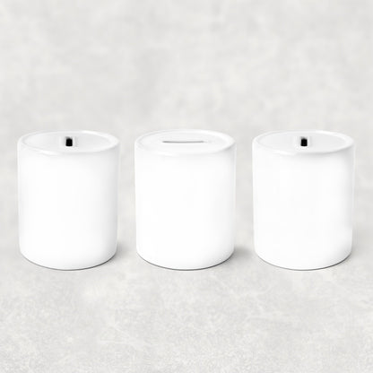 Ab 3,99/Stk Spardose Sublimationsrohling Keramik Weiss mit Subli-Beschichtung Sublimation Blanko Werbegeschenk Print On Demand-Sublimationsrohlinge und Kreativbedarf-22Feels