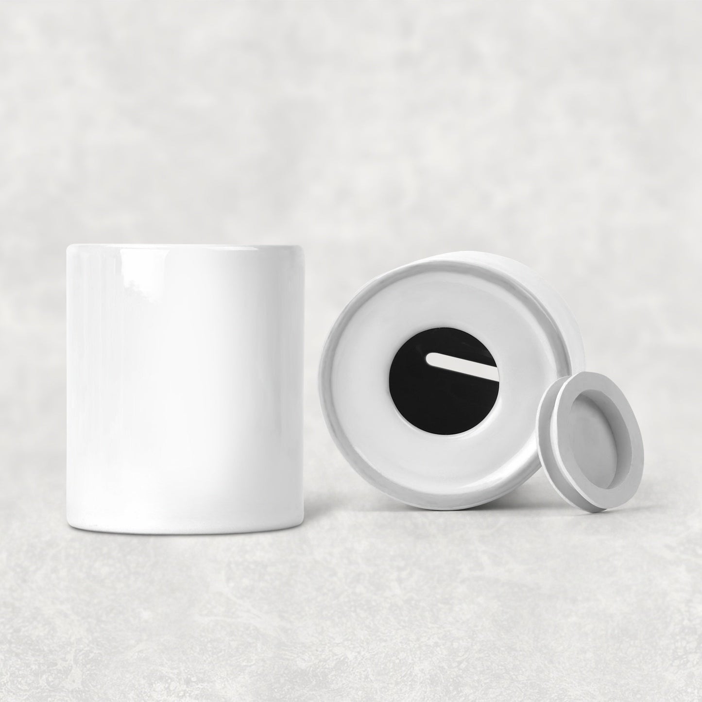 Ab 3,99/Stk Spardose Sublimationsrohling Keramik Weiss mit Subli-Beschichtung Sublimation Blanko Werbegeschenk Print On Demand-Sublimationsrohlinge und Kreativbedarf-22Feels