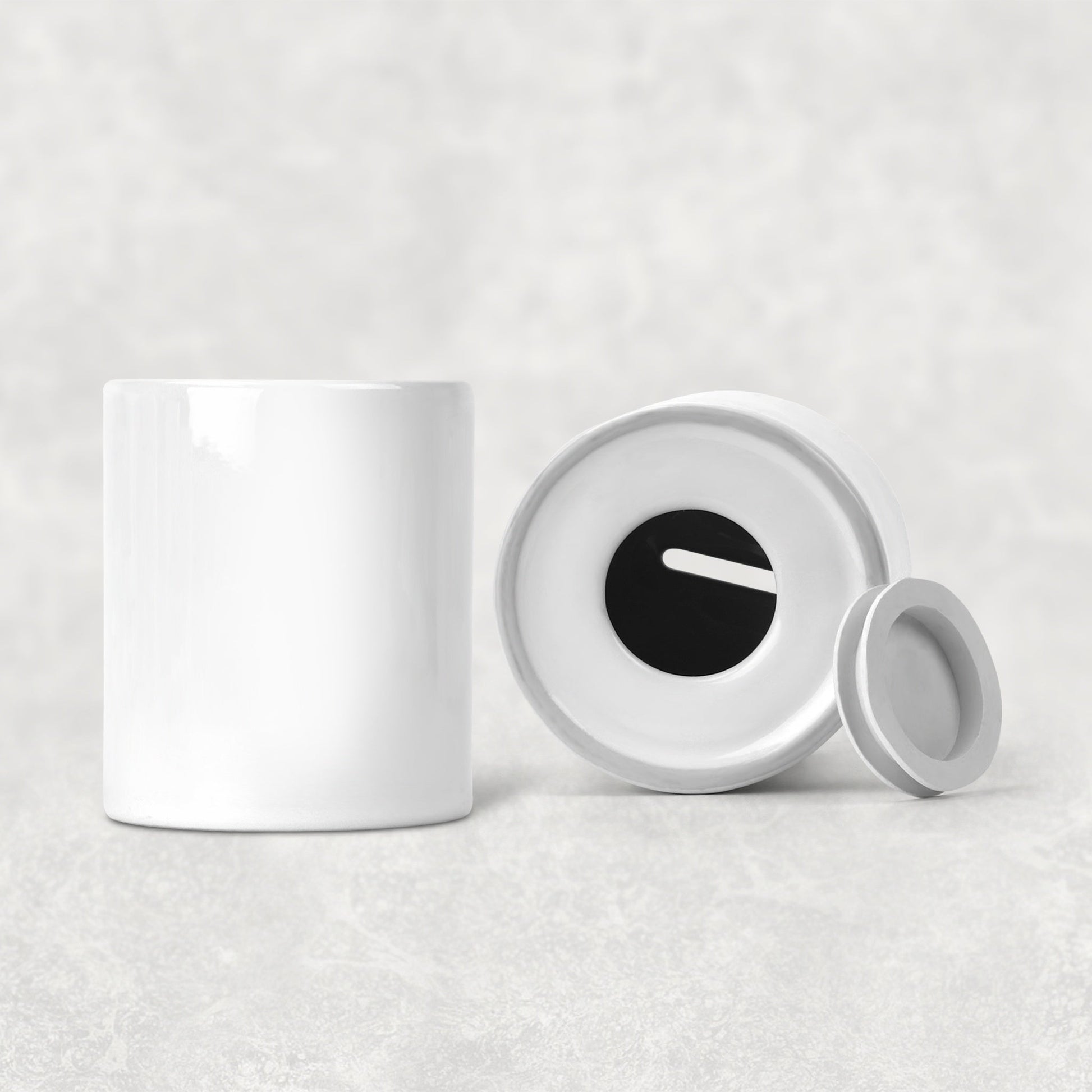 Ab 3,99/Stk Spardose Sublimationsrohling Keramik Weiss mit Subli-Beschichtung Sublimation Blanko Werbegeschenk Print On Demand-Sublimationsrohlinge und Kreativbedarf-22Feels