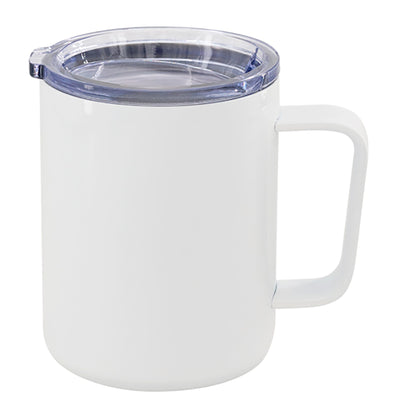 Ab 7,99/Stk Edelstahlbecher Sublimationsrohling Camping Becher Blanko 295ml (10oz) Weiss Vakuumisolierter Edelstahl Kaffeebecher mit Henkel und Deckel Sublimation-Sublimationsrohlinge und Kreativbedarf-22Feels
