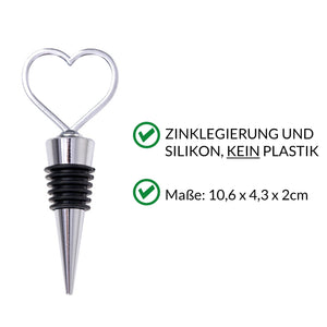 Ab 2,99/Stk Weinflaschenverschluss Sublimationsrohling Weinstopper Herzform Zinklegierung Beidseitig Bedruckbar Sublimation Blanko Werbegeschenk-Sublimationsrohlinge und Kreativbedarf-22Feels