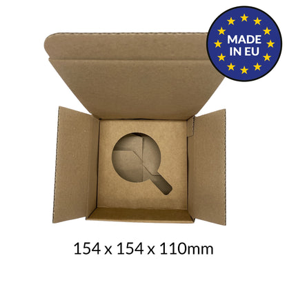 Ab 0,99/Stk Karton für Tassen Versand Verpackung Sublimationstassen Tassenkarton Faltkarton Nachhaltig, 154x154x110m, Automatikboden, Plastikfrei-Sublimationsrohlinge und Kreativbedarf-22Feels