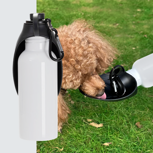 Ab 8,99/Stk Hundetrinkflasche Sublimationsrohling Bedruckbar Hund Unterwegs Sublimation Blanko Haustier Reisen Gassi Travel Wasserspender To Go Edelstahl-Sublimationsrohlinge und Kreativbedarf-22Feels