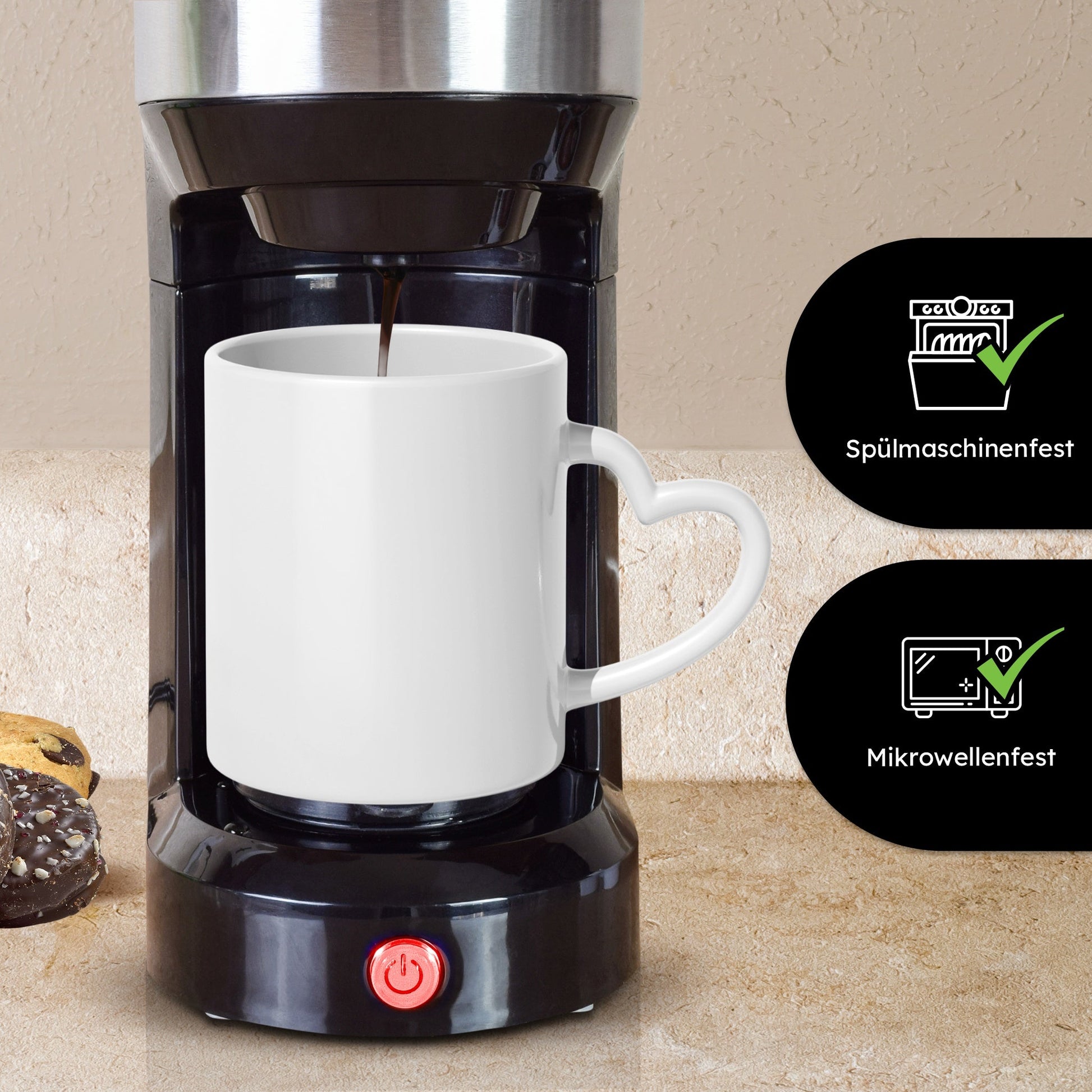 Ab 2,49/Stk Sublimationstasse mit Herzhenkel 325ml (11oz) Werbetassen Sublimation Blanko Orca-Beschichtung Spülmaschinenfest Werbegeschenk-Sublimationsrohlinge und Kreativbedarf-22Feels