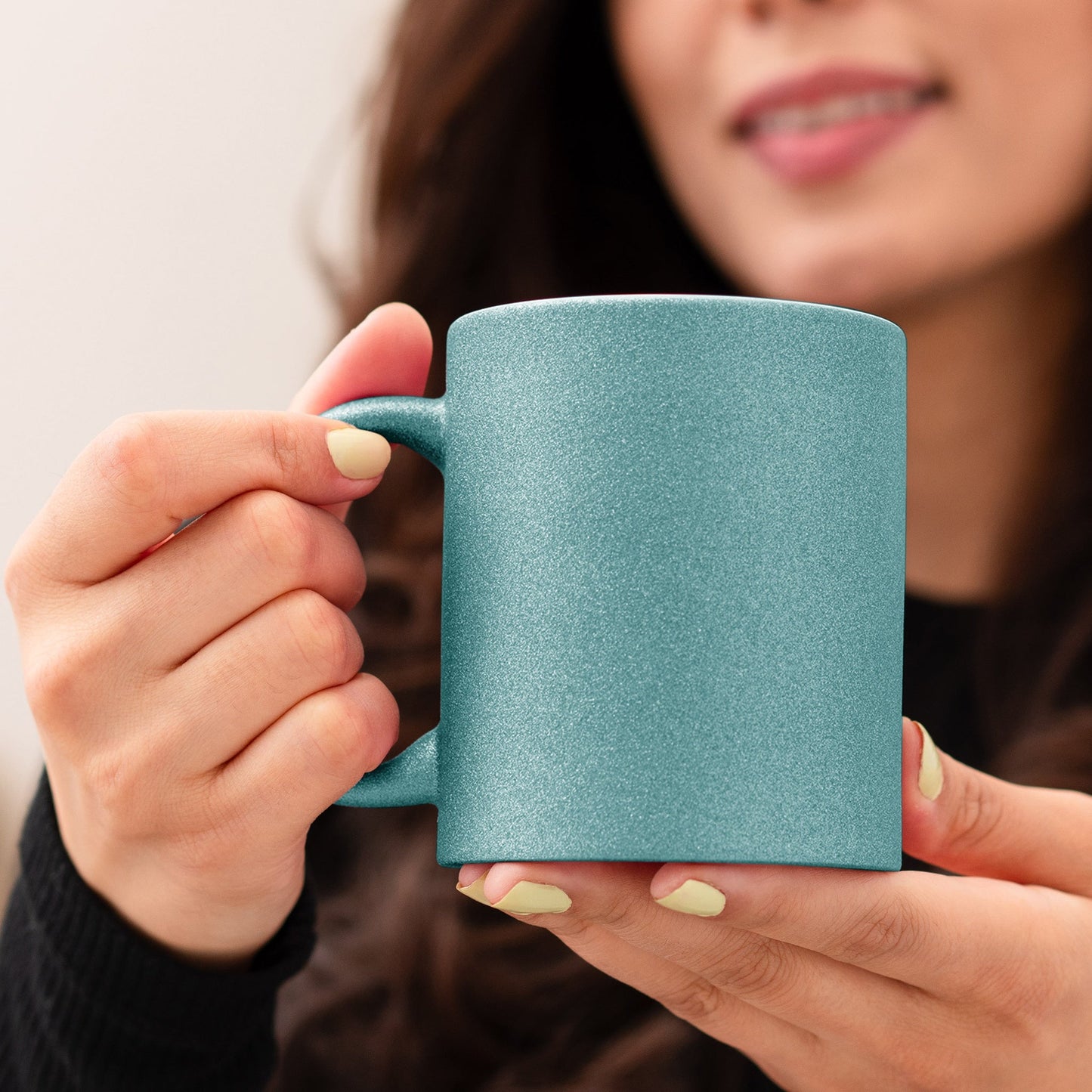 Ab 3,49/Stk Sublimationstassen Glitzer Keramik 325ml (11oz), Sublimationsrohling, Mehrere Farben, Sublimation Tassen Blanko Werbegeschenk-Sublimationsrohlinge und Kreativbedarf-22Feels