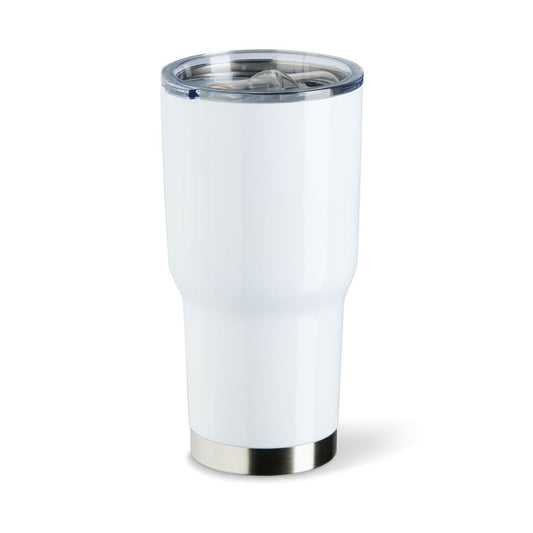 Ab 14,99/Stk Sublimationsrohling Edelstahl Thermobecher Weiss 880ml (30oz Tumbler), Doppelwandig mit Deckel, Trinkbecher, Blanko Sublimation Werbegeschenk-Sublimationsrohlinge und Kreativbedarf-22Feels