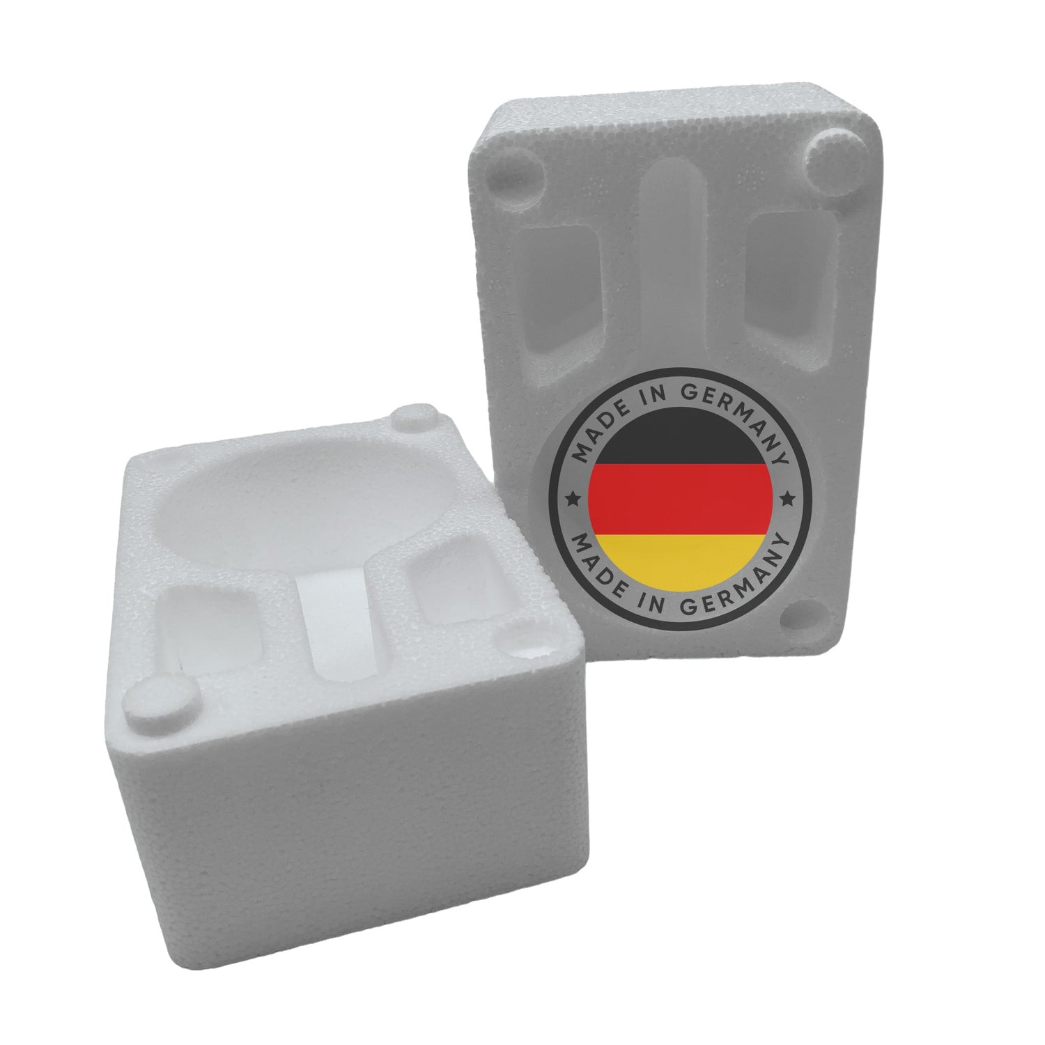 Ab 0,99/Stk EPS Halbschalen-Set Tassen Verpackung 154x100x60mm MADE IN GERMANY Sublimationstassen Styropor Tassenverkleidung (je 2) Schutz Kerzengläser-Sublimationsrohlinge und Kreativbedarf-22Feels