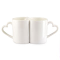 Ab 9,99/Stk Sublimationstassen Paartassen 2er Set, Ineinander Passend, Herzhenkel, Blanko Sublimationsrohling, Werbegeschenk, Orca-Beschichtung, 200/300ml-Sublimationsrohlinge und Kreativbedarf-22Feels