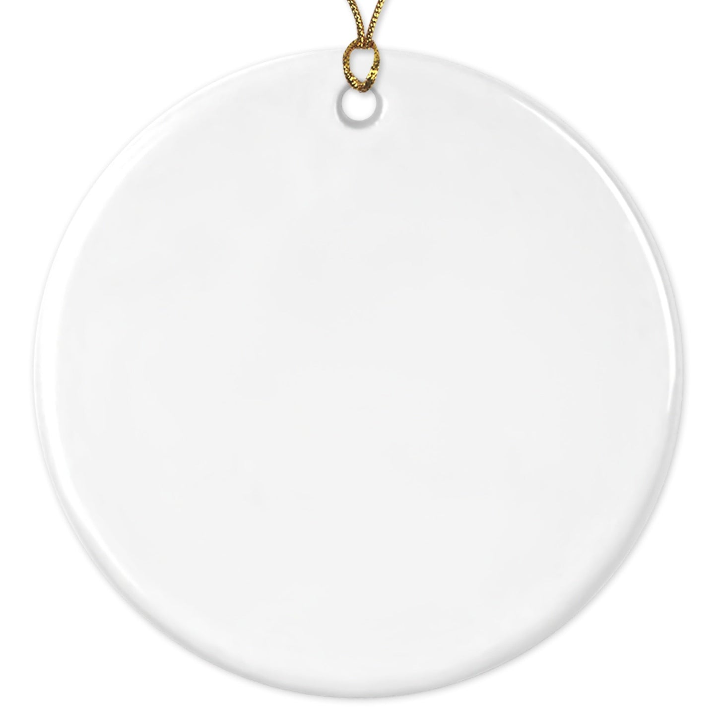 Ab 3,49/Stk Weihnachtsanhänger Sublimationsrohling Keramik Anhänger Sublimation 7cm Durchmesser Weiß Sublimation Blanko Werbegeschenk Weihnachtsdeko Bedruckbar-Sublimationsrohlinge und Kreativbedarf-22Feels