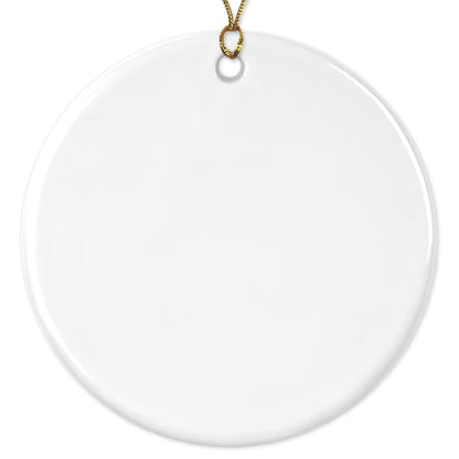 Ab 3,49/Stk Weihnachtsanhänger Sublimationsrohling Keramik Anhänger Sublimation 7cm Durchmesser Weiß Sublimation Blanko Werbegeschenk Weihnachtsdeko Bedruckbar-Sublimationsrohlinge und Kreativbedarf-22Feels