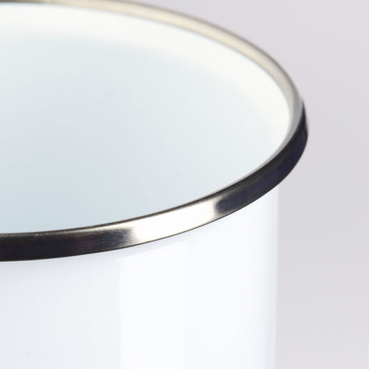 Ab 7,99/Stk Emailletasse Sublimationsrohling Camping Becher Blanko Sublimation Weiss (350ml, 530ml) Silberner Edelstahrand, Picknicks, Werbegeschenk-Sublimationsrohlinge und Kreativbedarf-22Feels