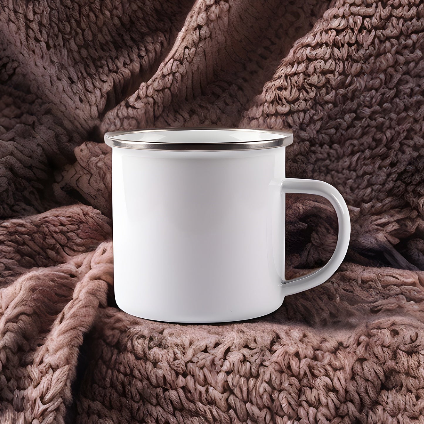 Ab 7,99/Stk Emailletasse Sublimationsrohling Camping Becher Blanko Sublimation Weiss (350ml, 530ml) Silberner Edelstahrand, Picknicks, Werbegeschenk-Sublimationsrohlinge und Kreativbedarf-22Feels