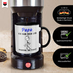 22Feels® ORIGINAL Tasse - Vater Geschenk - Spruch: Ich Hab Dich Lieb, Obwohl Du Furzt (Weiss-Schwarz, 320ml)-TwoTone Tasse Weiss-Schwarz 320ml-22Feels